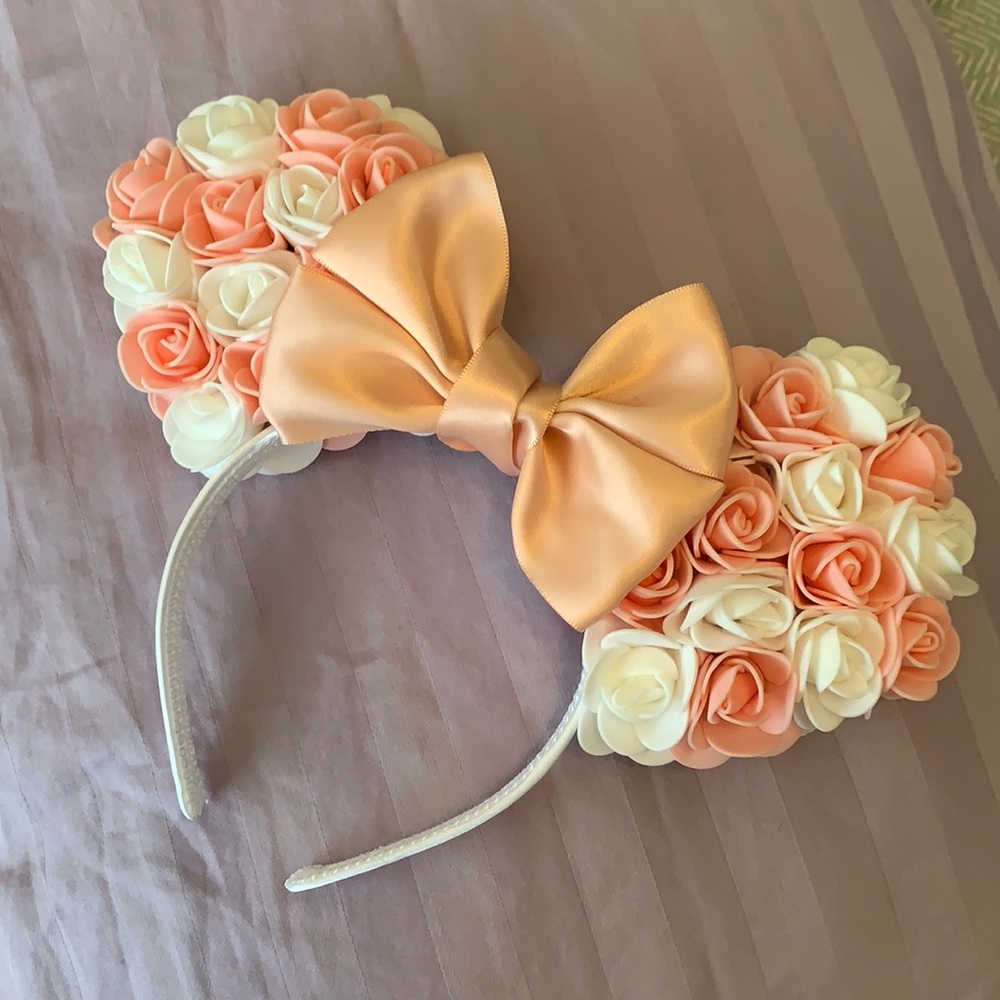 Peach Rose Gold Mouse Ears